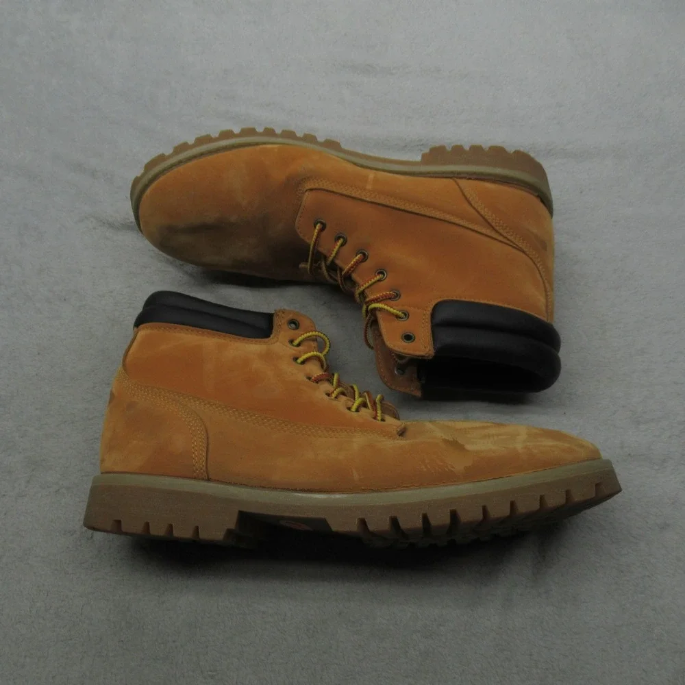 Mountain Gear Mens 13 Ankle‎ Boots Brown Lace Up Lug Sole Rugged Classic Work